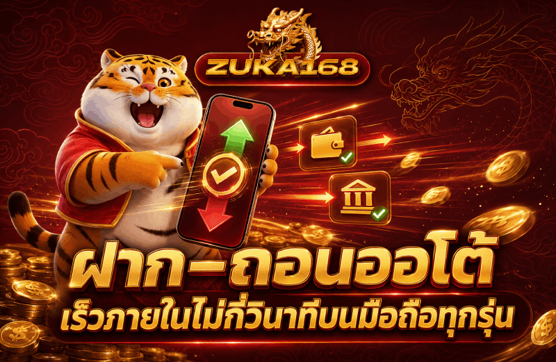 ฝาก–ถอนออโต้ เร็วภายในไม่กี่วินาทีบนมือถือทุกรุ่น