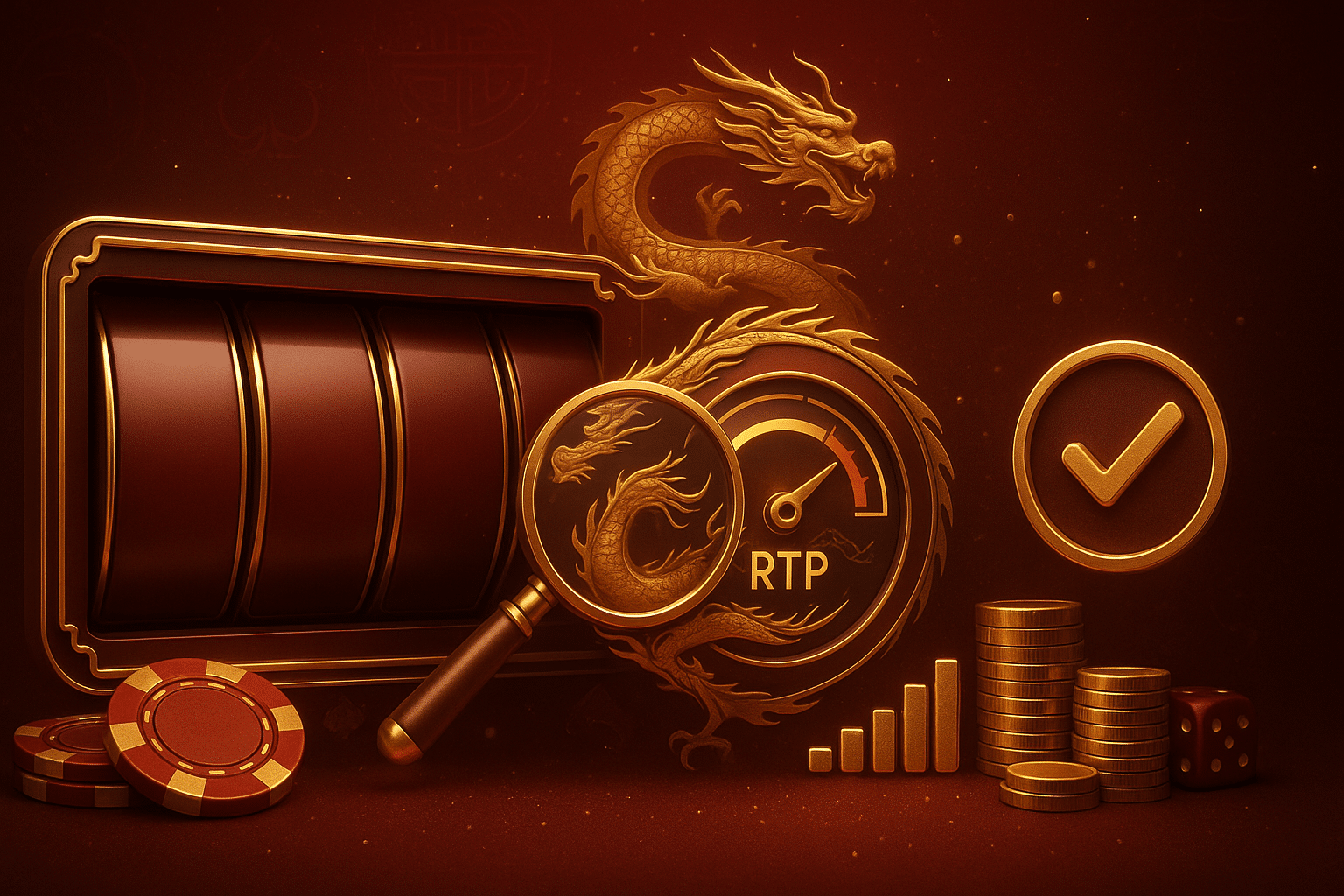 ภาพประกอบการเช็ก RTP และความผันผวนก่อนสปิน ด้วยค่า RTP สล็อต สูง เพื่อเลือกเกมแตกง่ายอย่างมั่นใจ